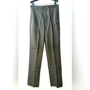 NWOT Vintage Reminiscence - Stewart Richer Men's Military Green Cotton Pants, 30